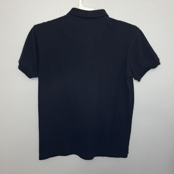 Zara Man Polo Shirt Short Sleeve Black W/ Metal Studded Accents Small Rare NWOT - Picture 7 of 9